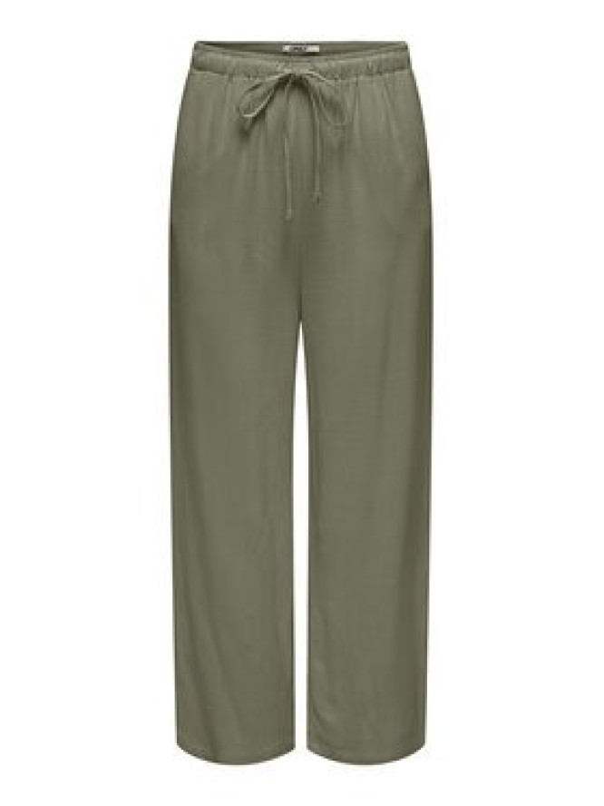 ONLY Spodnie materiałowe Siesta 15322263 Zielony Straight Fit