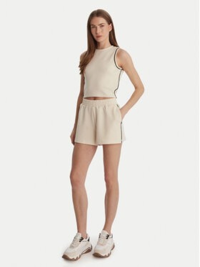 Guess Top V6GP17 K3215 Écru Regular Fit