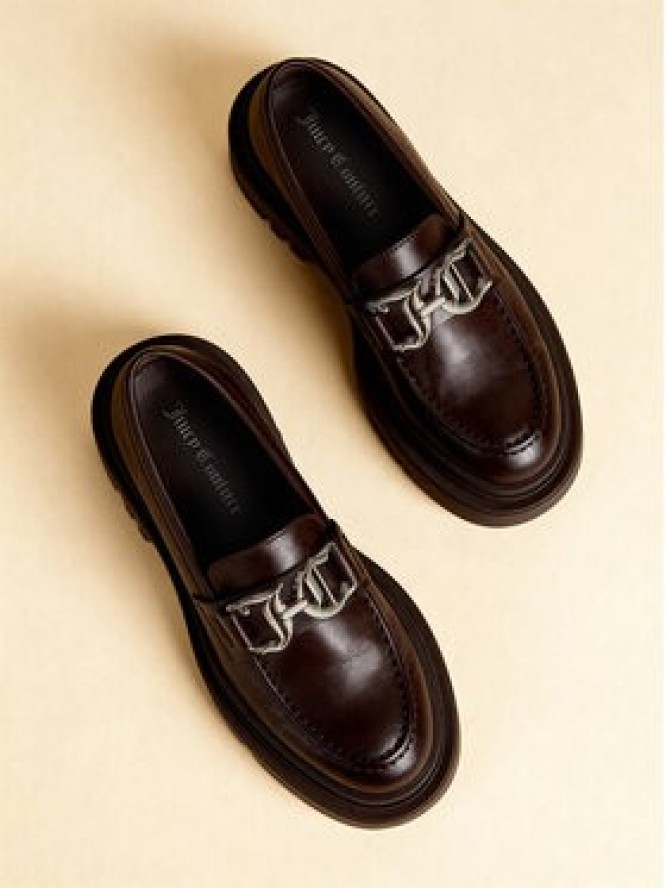 Juicy Couture Loafersy CEO-HY63020S-6 Brązowy