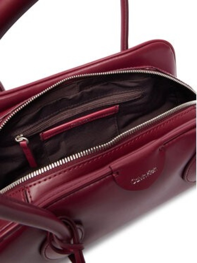 Calvin Klein Torebka Emblem Trio Shoulder Bag LV04F3369G Bordowy