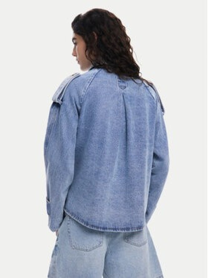 Desigual Kurtka jeansowa Ontario 25SWED57 Niebieski Regular Fit