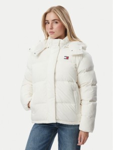 Tommy Jeans Kurtka puchowa Alaska DW0DW18610 Biały Regular Fit