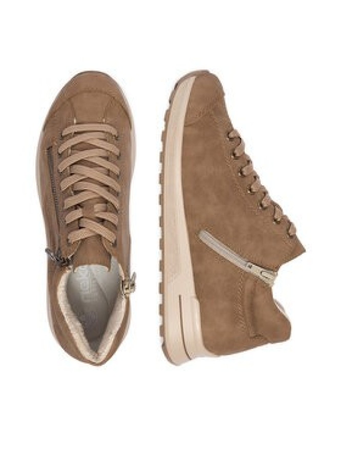 Rieker Sneakersy CEO-N1400-64 Beżowy ciemny