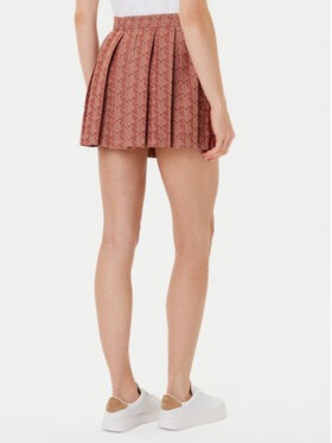 Lacoste Spódnica plisowana JF0516 Brązowy Regular Fit