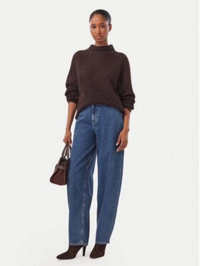 HUGO Jeansy Gimine 50563510 Granatowy Wide Leg