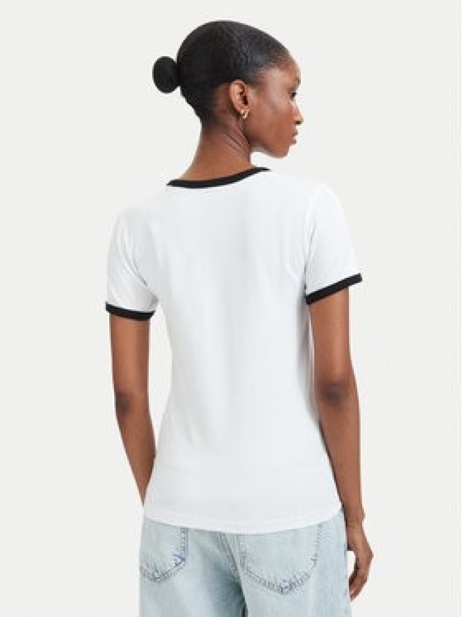 Guess Jeans T-Shirt W6YI16 K3995 Biały Slim Fit