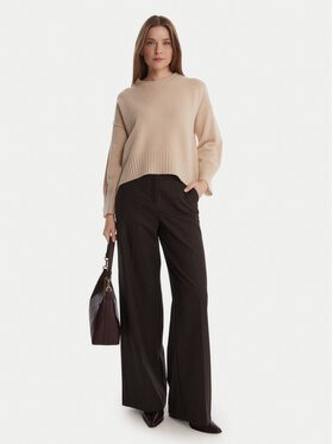 Marella Sweter Amelia 2523366305 Écru Loose Fit