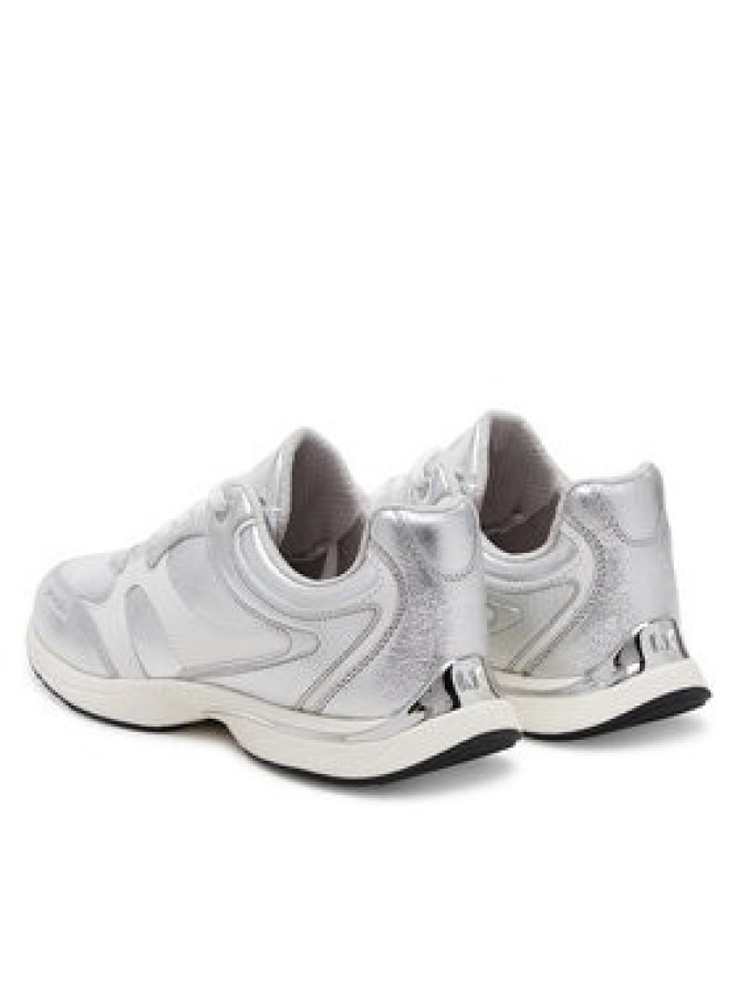 MICHAEL Michael Kors Sneakersy Riley 43S5RLFS1M Srebrny