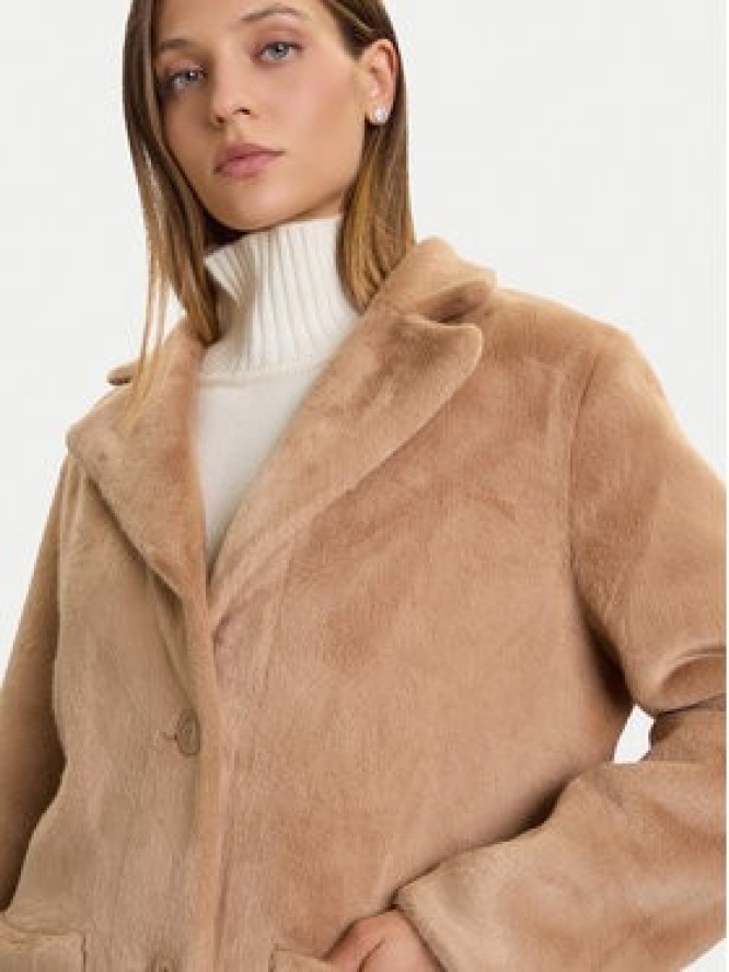 Rinascimento Płaszcz przejściowy CFC0122205003 Beżowy Regular Fit