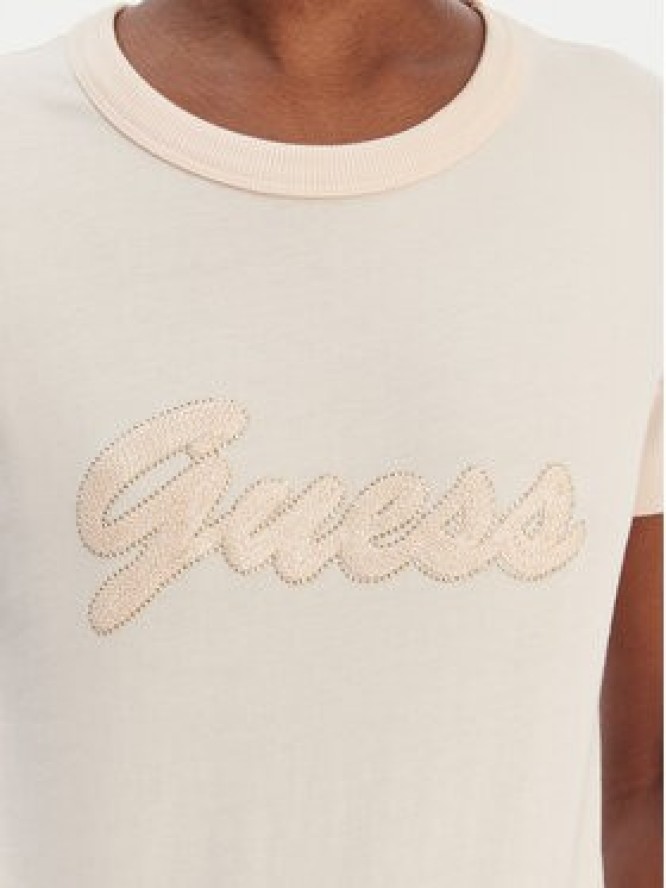 Guess T-Shirt W6GI08 K3023 Pomarańczowy Regular Fit