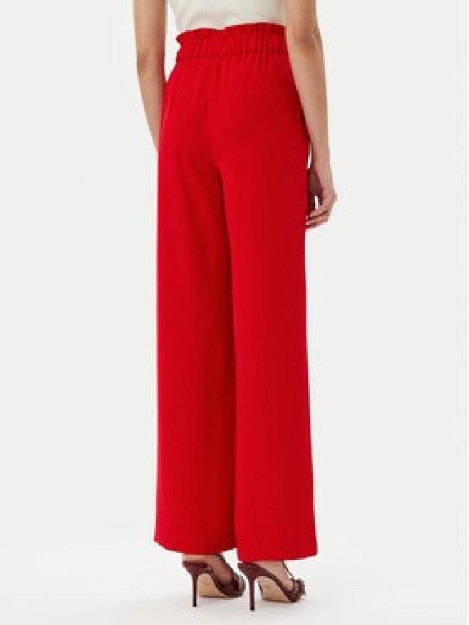Morgan Spodnie palazzo 242-PBIRD Czerwony Wide Leg