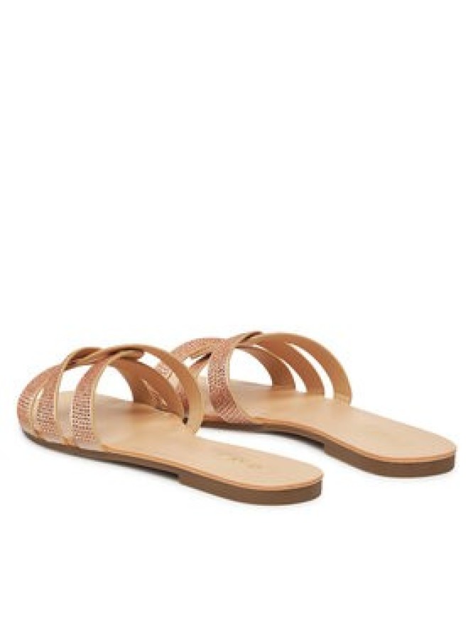 ONLY Shoes Klapki 15340950 Różowe złoto