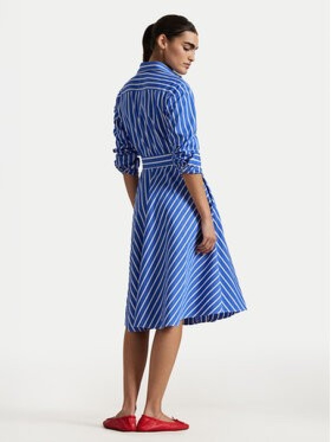 Polo Ralph Lauren Sukienka koszulowa 211891428004 Niebieski Regular Fit