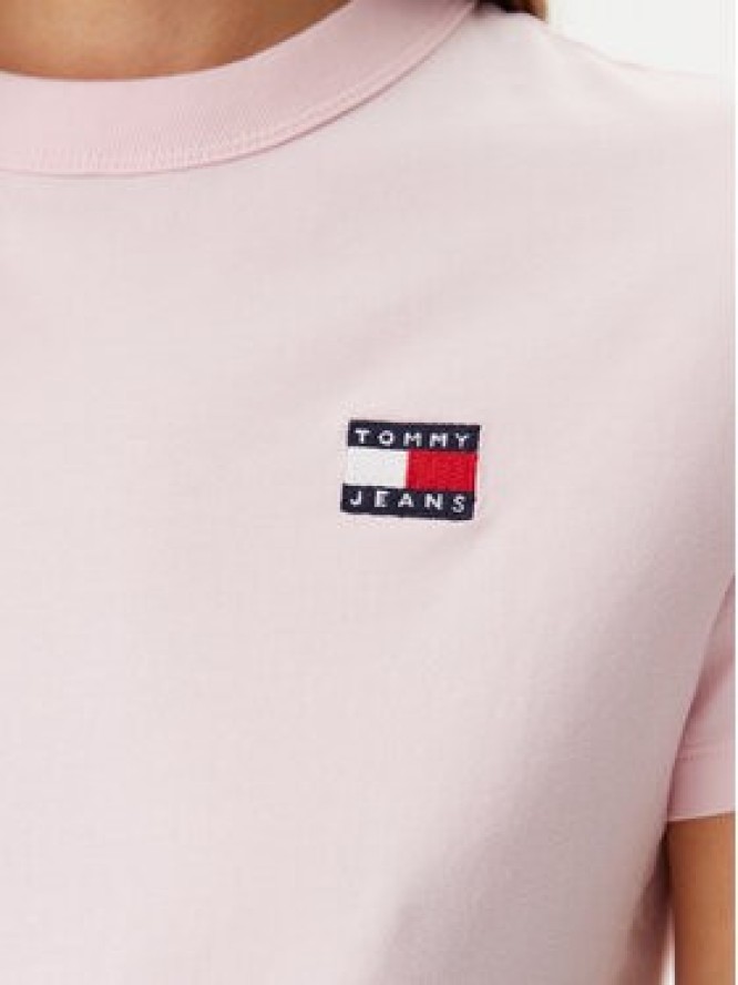 Tommy Jeans T-Shirt DW0DW20153 Różowy Regular Fit