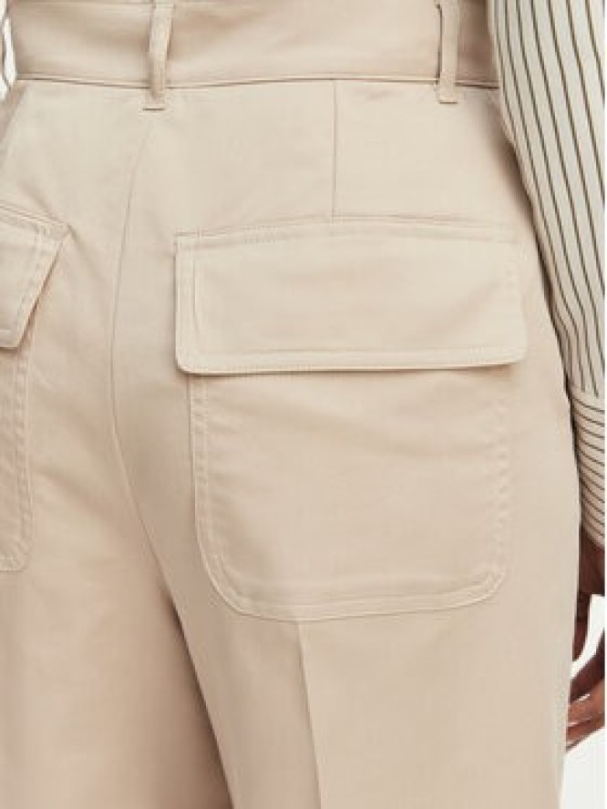 Marella Spodnie palazzo Aceri 2615131071 Beżowy Wide Leg