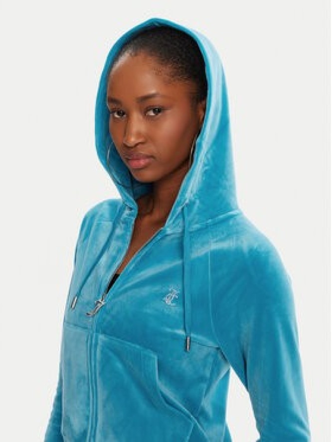 Juicy Couture Bluza Madison JCWA122001 Niebieski Slim Fit