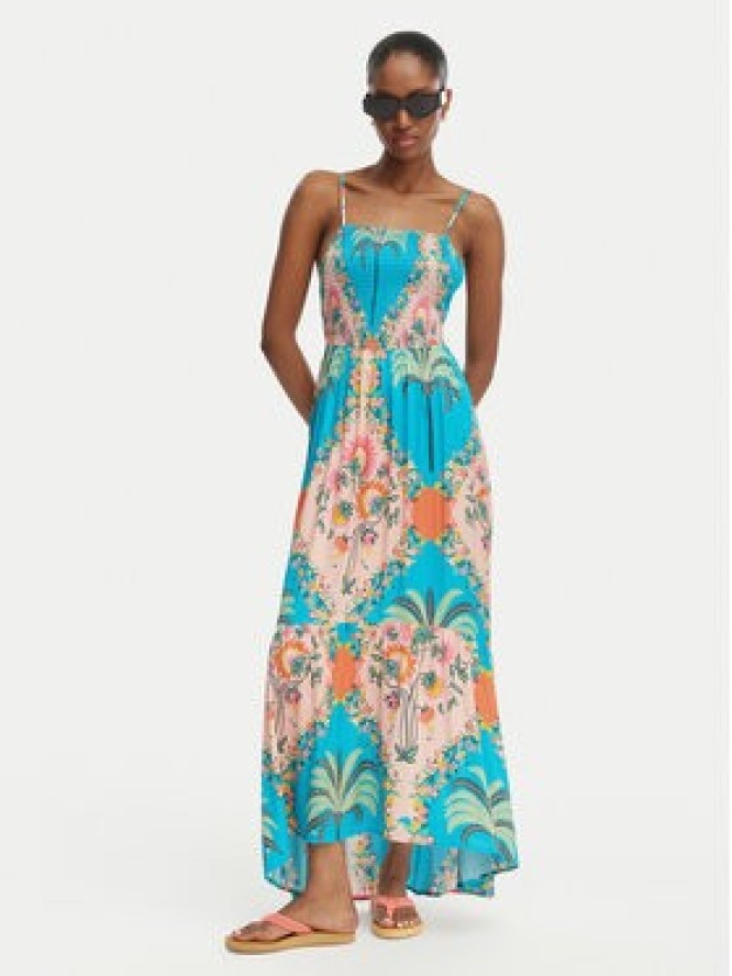 Maaji Sukienka letnia Isadora PT2123CLD009 Błękitny Regular Fit