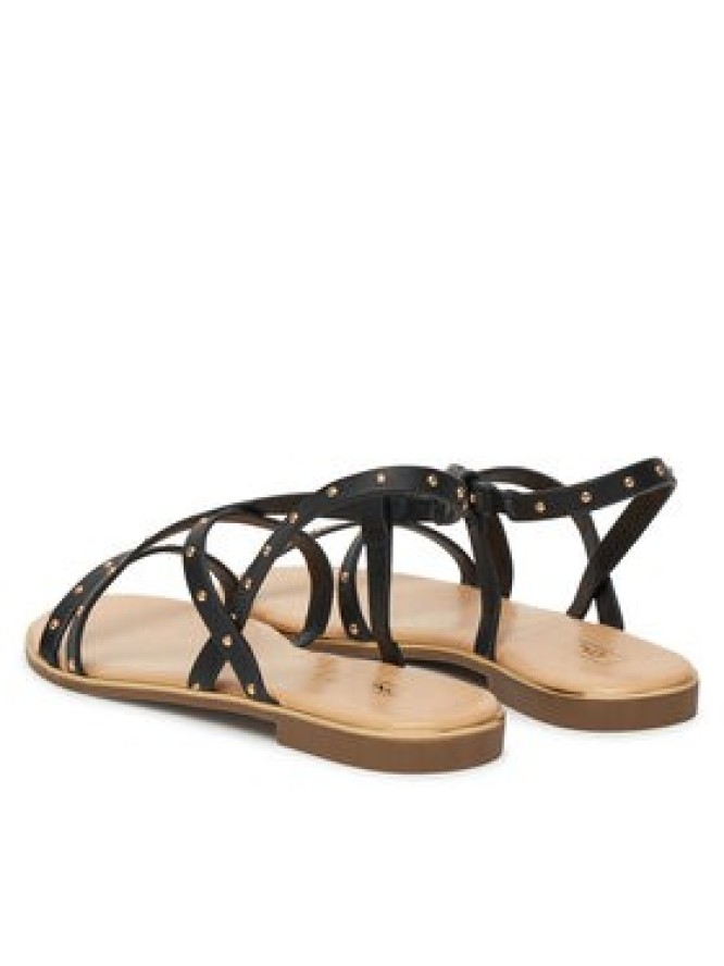 ONLY Shoes Sandały Onlmari-4 Pu Studs 15342339 Czarny