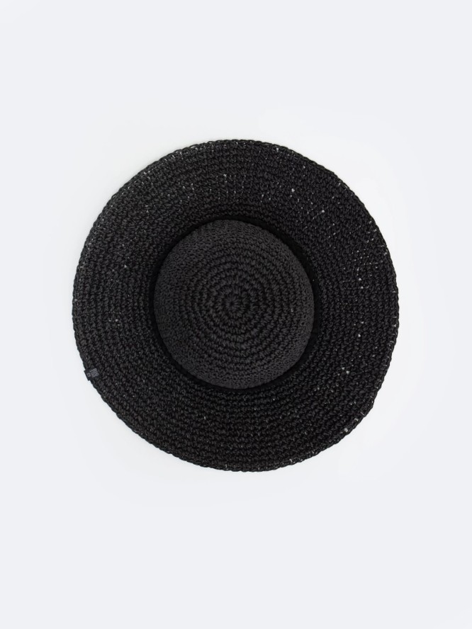 Kapelusz damski czarny Rastia 906
