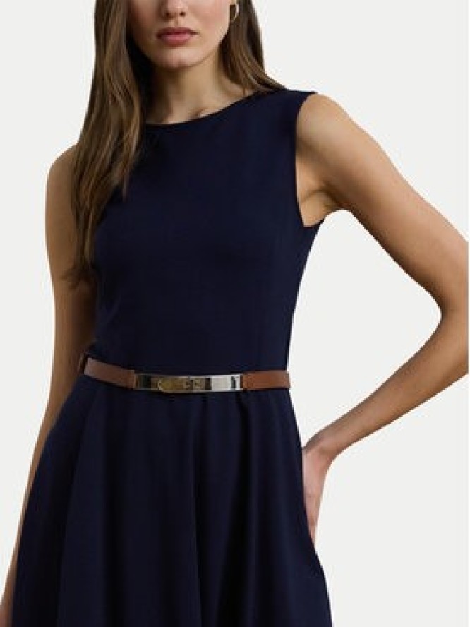 LAUREN RALPH LAUREN Sukienka koktajlowa 200973402001 Granatowy Regular Fit