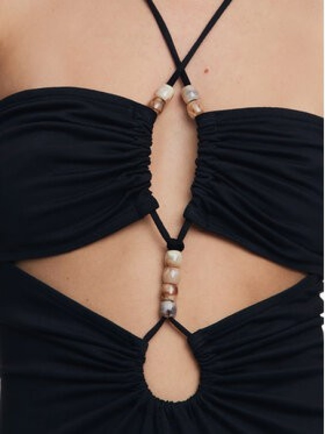 Desigual Sukienka letnia Montpellier 25SWVK55 Czarny Slim Fit