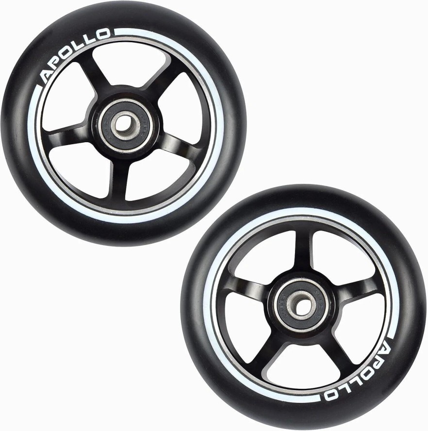 Zestaw kół Apollo Pro do hulajnóg stunt z łożyskami ABEC 9