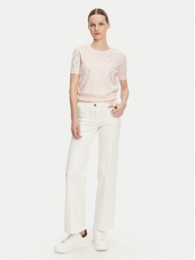 Guess Sweter W5GR05 Z3D60 Różowy Regular Fit