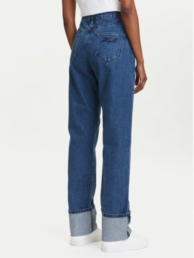 KARL LAGERFELD Jeansy A3W10017 Niebieski Straight Fit