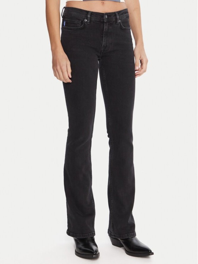 HUGO Jeansy Getti_B 50546332 Czarny Flare Fit