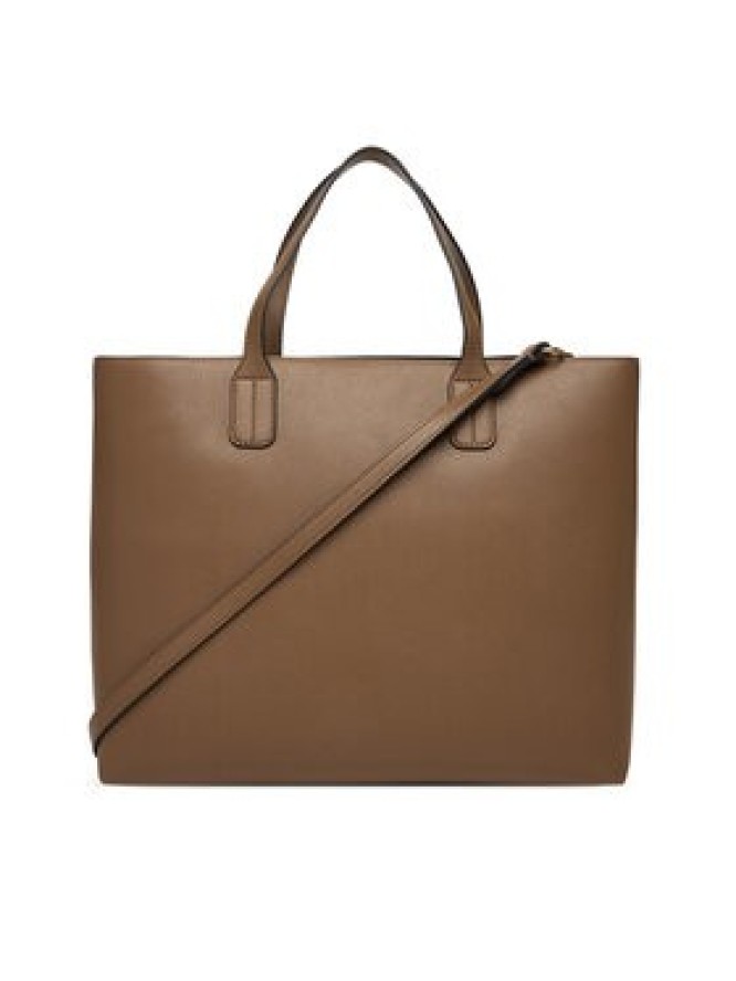 Tommy Hilfiger Torebka Th Icon Satchel AW0AW18122 Brązowy