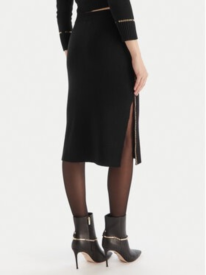 Simona Corsellini Spódnica ołówkowa A25CPGOE0101 Czarny Slim Fit