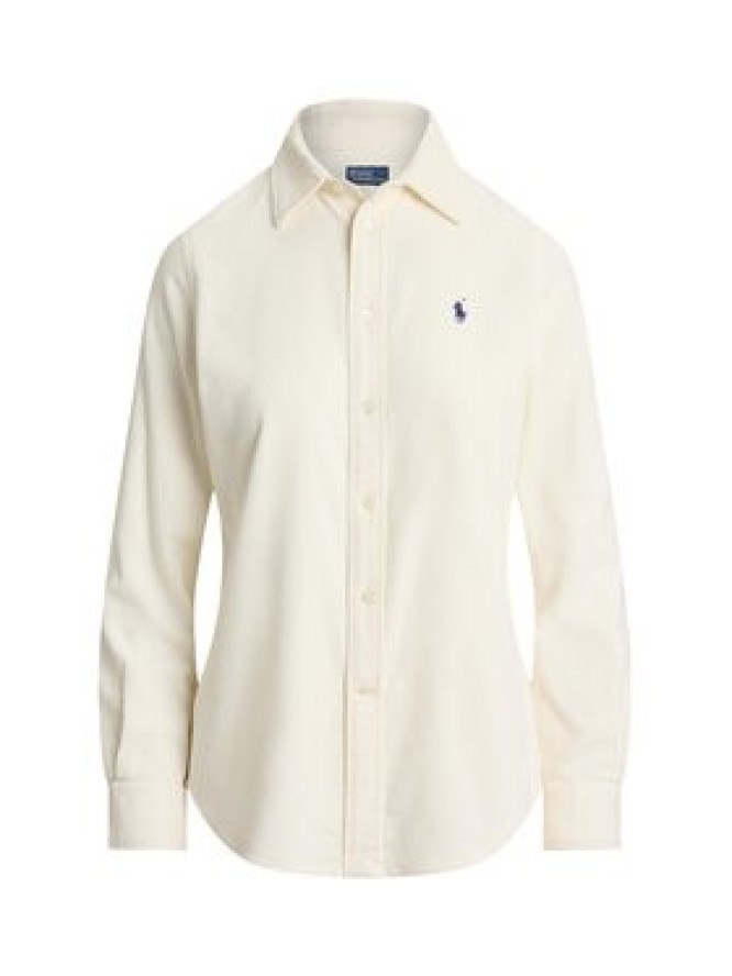 Polo Ralph Lauren Koszula 211971526005 Écru Slim Fit