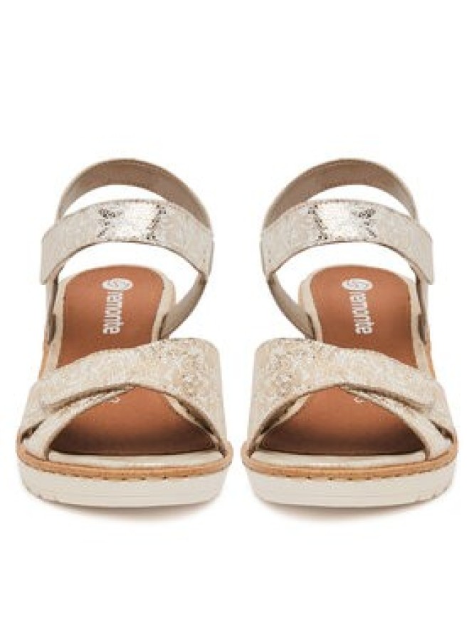 Remonte Sandały R6252-91 Złoty