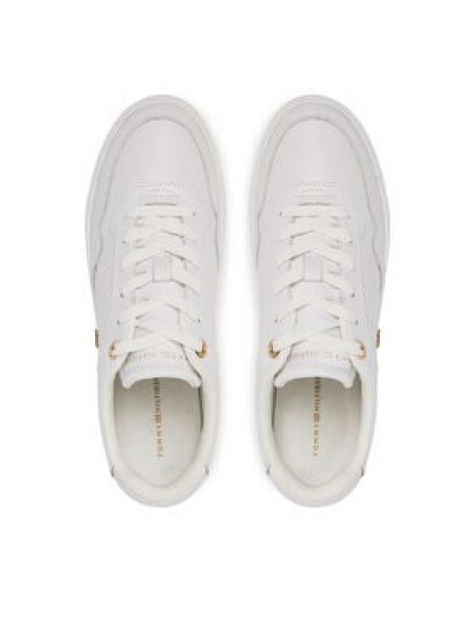 Tommy Hilfiger Sneakersy Essential Elevated Court Sneaker FW0FW08758 Biały