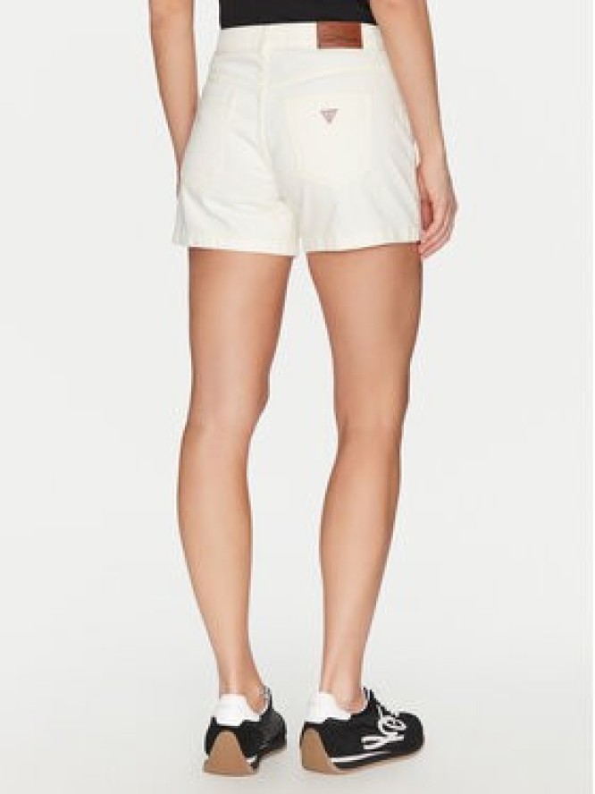Guess Jeans Szorty materiałowe W5GD0S D5M62 Biały Regular Fit