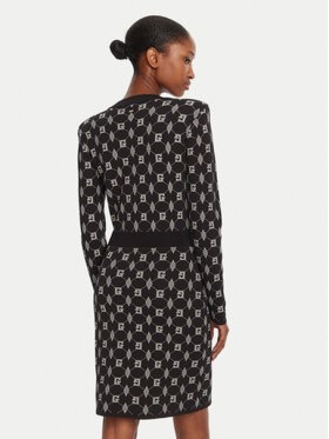 Gaudi Sukienka dzianinowa 521FD13005 Czarny Regular Fit