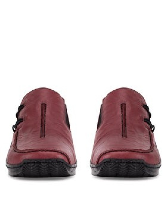 Rieker Półbuty L1751-35 Bordowy