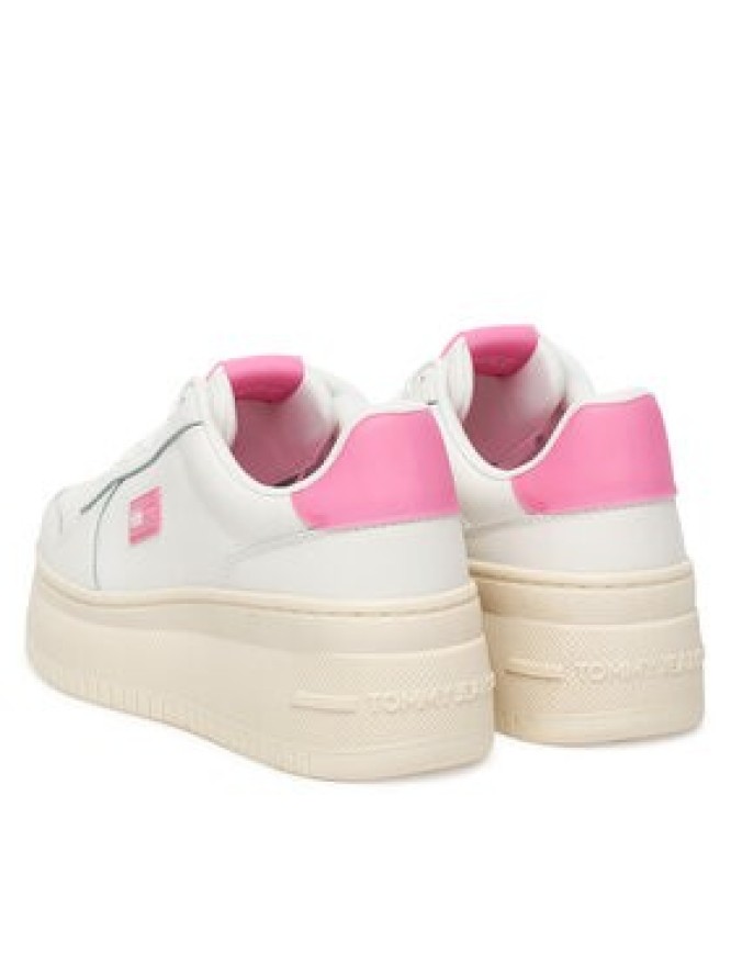 Tommy Jeans Sneakersy Tjw Basket Flatform EN0EN02981 Biały