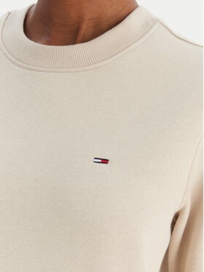 Tommy Jeans Bluza Flag DW0DW19959 Beżowy Regular Fit