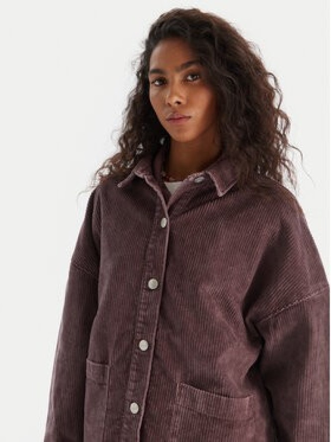 Roxy Koszula Kick Back Washed Cord ERJWT03697 Fioletowy Regular Fit