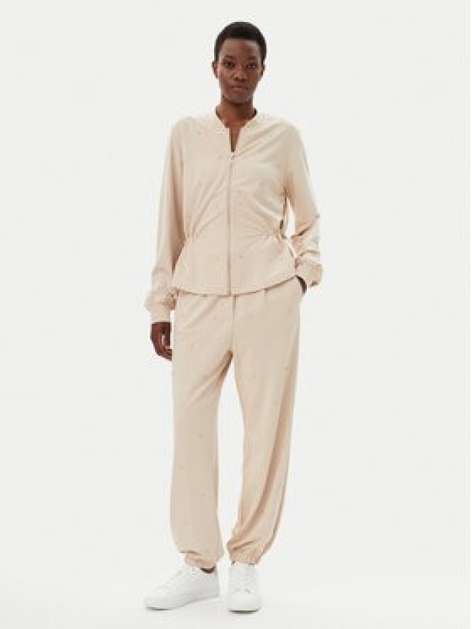 Liu Jo Sport Spodnie dresowe TA5193 J5942 Beżowy Relaxed Fit
