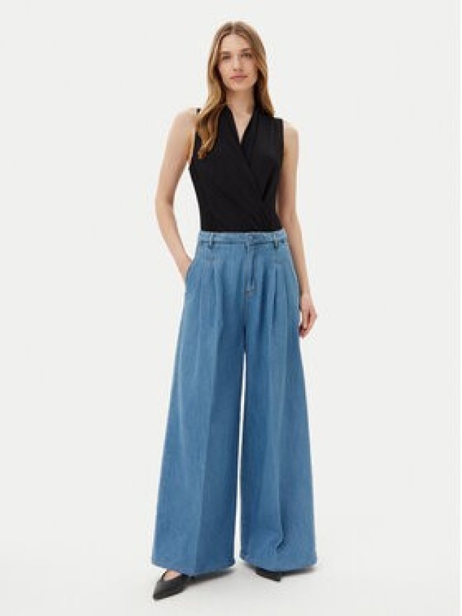 Silvian Heach Jeansy Ignate GPP25392JE Niebieski Wide Leg