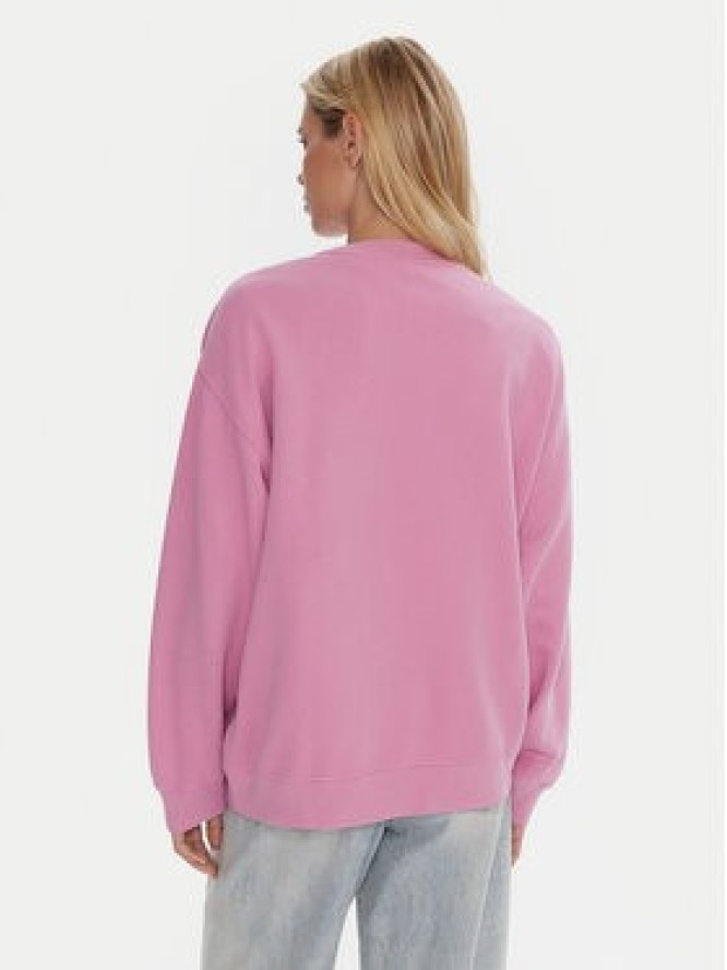 Quiksilver Bluza Essential Crew EQWFT03190 Fioletowy Standard Fit