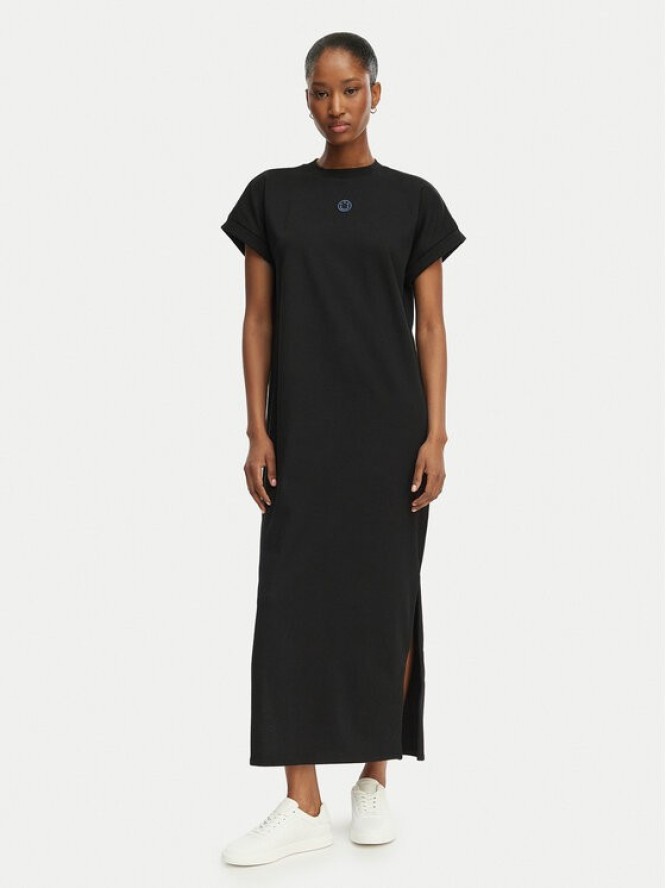 HUGO Sukienka codzienna Nalle_B 50540389 Czarny Regular Fit