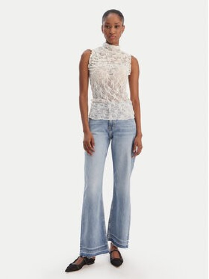 Vero Moda Bluzka Lisa 10337963 Biały Tight Fit