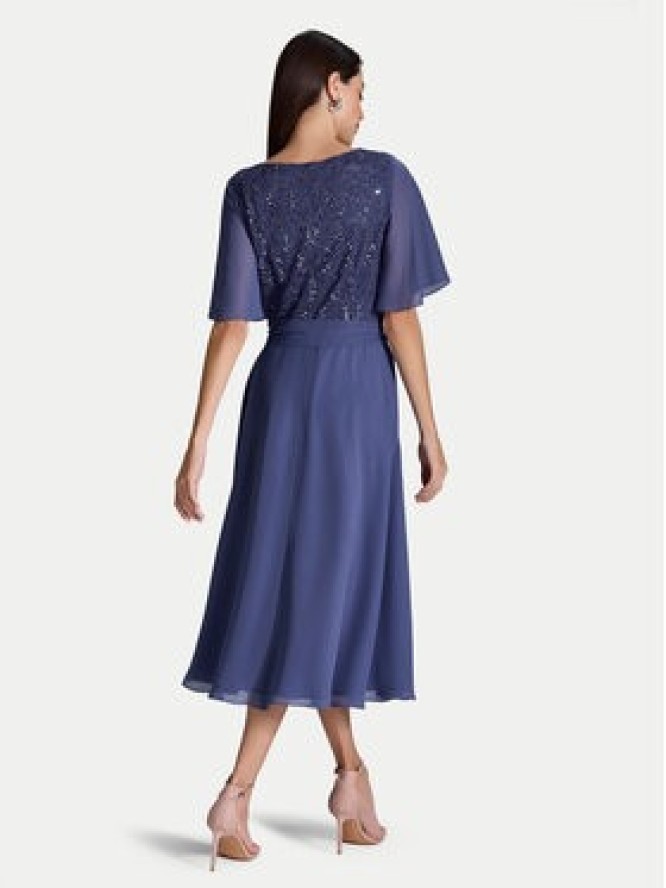 Swing Sukienka koktajlowa 5AI02500 Niebieski Regular Fit