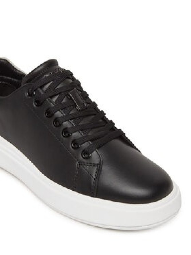 Calvin Klein Sneakersy Cupsole Lace Up - Suede Bt HW0HW02404 Czarny