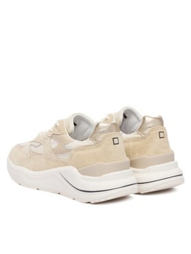 D.A.T.E. Sneakersy Fuga Shiny W431-FG-SH Beżowy