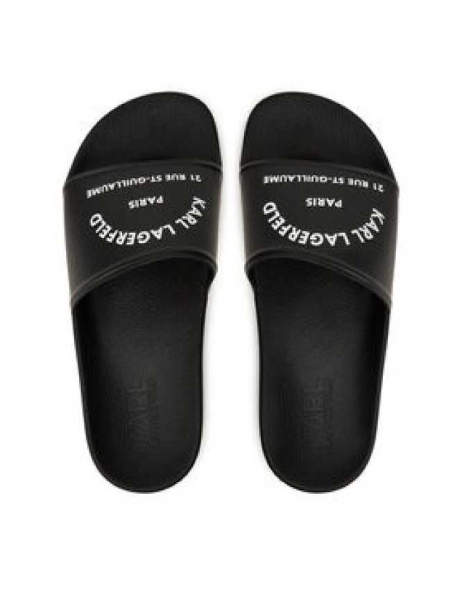 KARL LAGERFELD Klapki Kondo 2.0 KL80908A Czarny