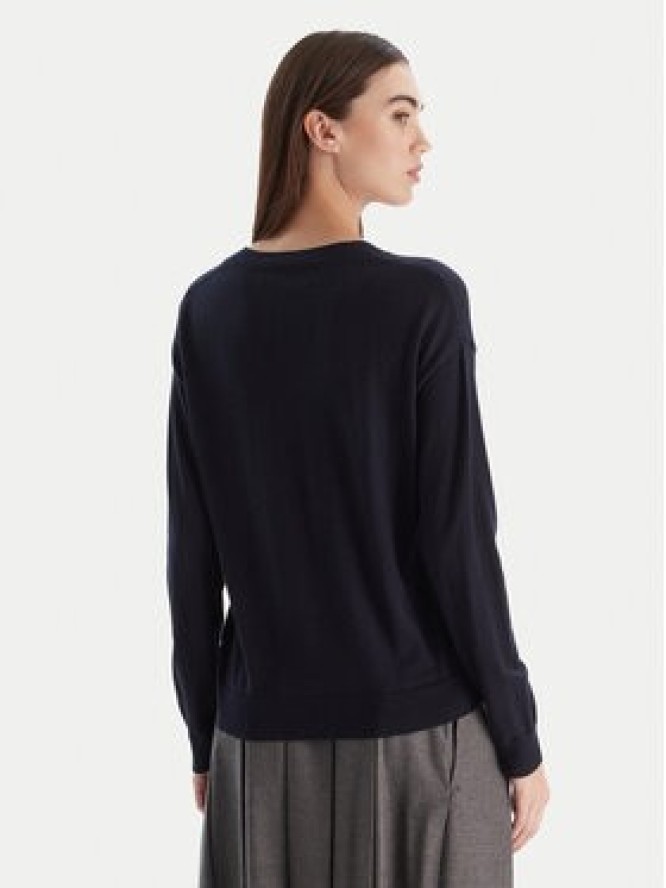 Weekend Max Mara Sweter Fiocchi 2525366042 Granatowy Regular Fit